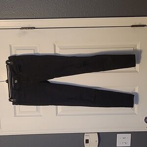 Black Distressed Jegging Jeans